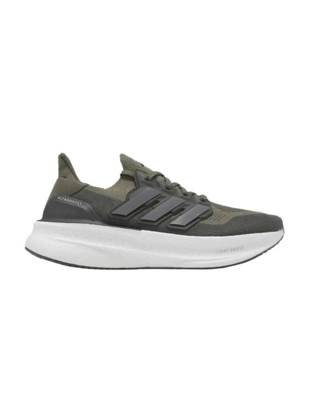 adidas Ultraboost 5 Size 14 Men Running Shoes Olive Strata Iron Metallic ID8815